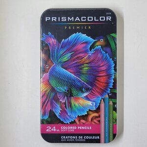 Prismacolor 3597THT Premier Colored Woodcase Pencils, 24 Assorted Colors/Set